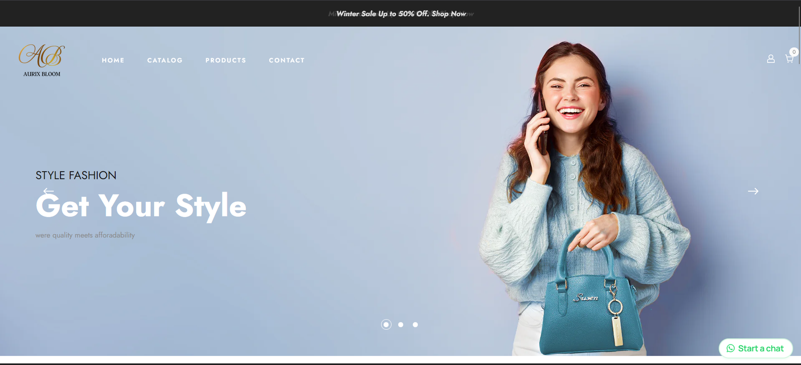 AURIX BLOOM (E Commerce)